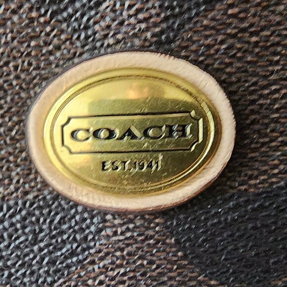 COACH K1321-F28365 Peyton Signature Zip Top Tote Bag - Picture 7 of 15